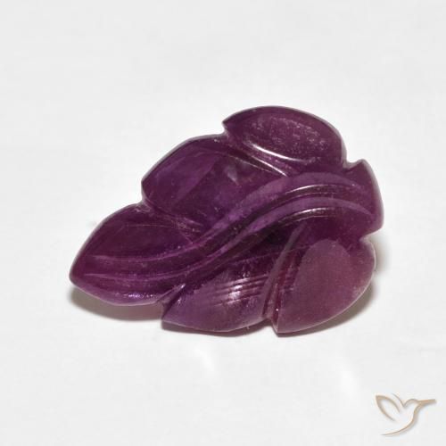 6.46ct طبيعي أرجواني محمر ياقوت, فانسى, غير شفاف