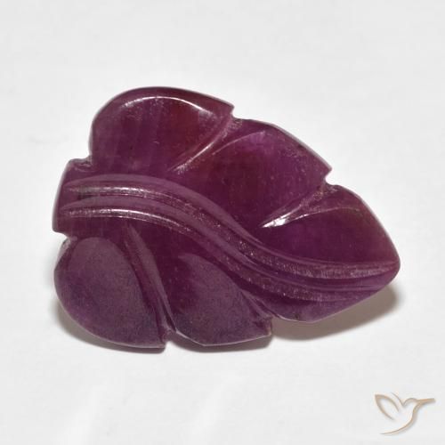ياقوت Medium Dark-Purple طبيعي، فانسى، 9.79 قيراط، غير شفاف