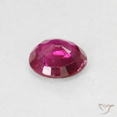 ياقوت Medium Dark-Red طبيعي، دائري، 0.22 قيراط، SI-I1