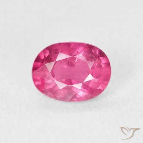 1.20ct طبيعي وردي فاقع ياقوت, بيضوي, قليلا جدا