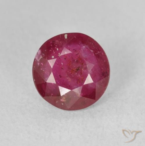 1.88ct طبيعي أحمر وردى ياقوت, دائري, VS-SI
