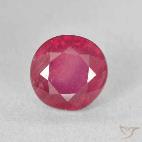 2.62ct طبيعي أحمر وردى ياقوت, دائري, VS-SI