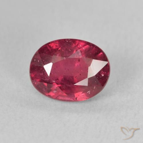 2.10ct طبيعي أحمر دموى ياقوت, بيضوي, VS-SI