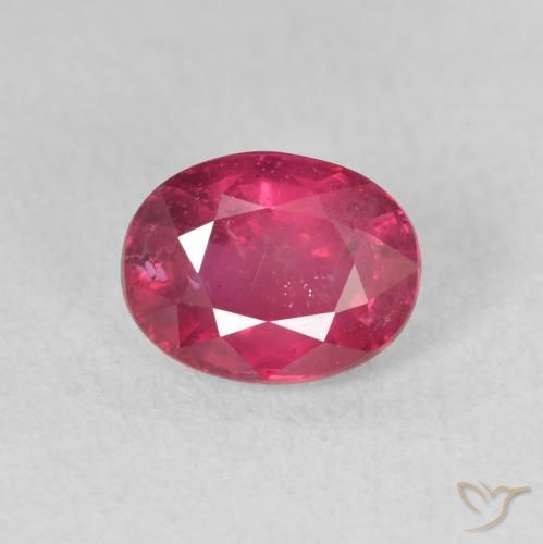 1.82ct طبيعي أحمر وردى ياقوت, بيضوي, VS-SI