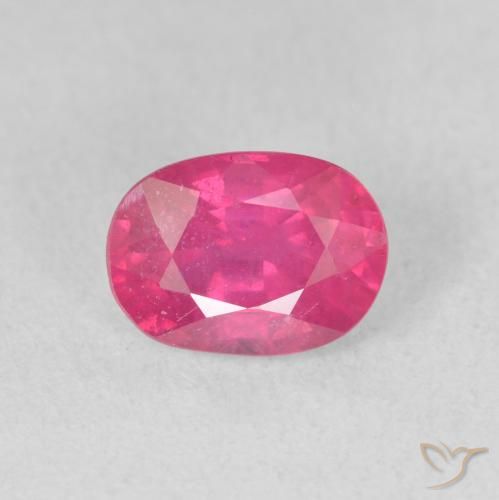 1.83ct طبيعي ماجنتى غامق ياقوت, بيضوي, VS-SI