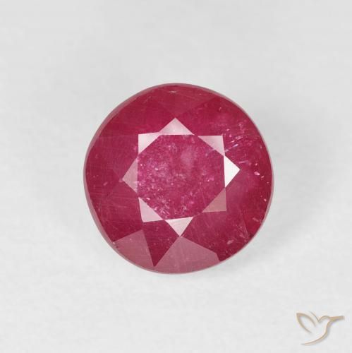 2.15ct طبيعي أحمر المربى ياقوت, دائري, VS-SI