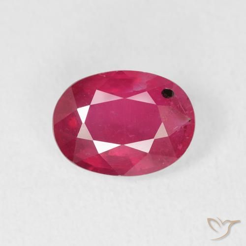 1.49ct طبيعي أحمر وردى ياقوت, بيضوي, VS-SI