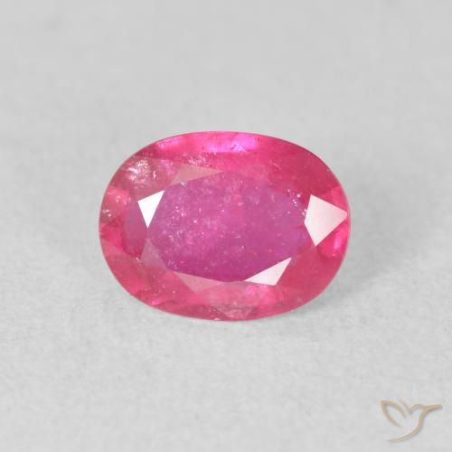 1.43ct طبيعي وردي فاقع ياقوت, بيضوي, VS-SI
