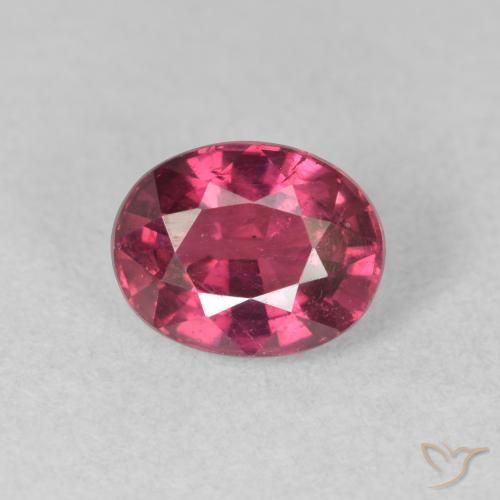 2.10ct طبيعي أحمر وردى ياقوت, بيضوي, VS-SI