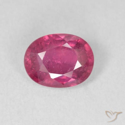 1.68ct طبيعي أحمر وردى ياقوت, بيضوي, VS-SI