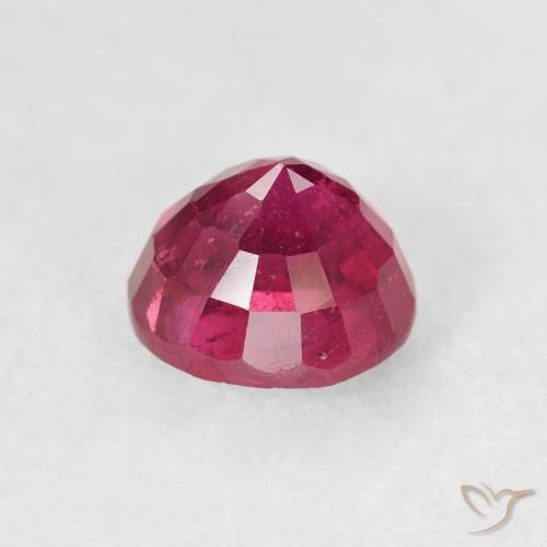 ياقوت Medium Dark-Pink طبيعي، دائري، 1.72 قيراط، VS-SI