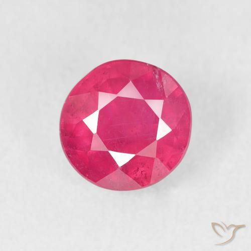 1.54ct طبيعي وردي فاقع ياقوت, دائري, VS-SI