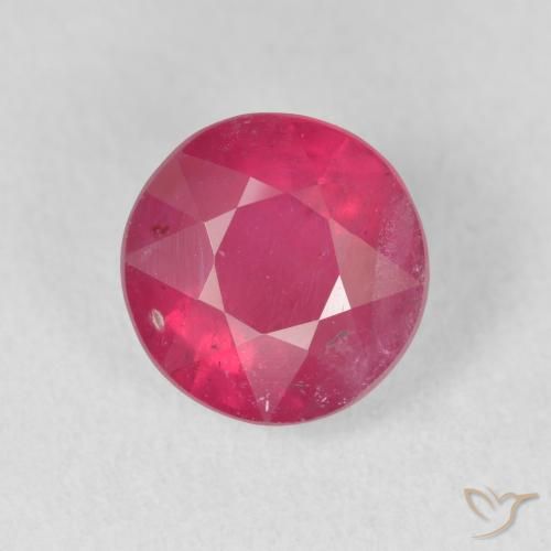 3.12ct طبيعي أحمر وردى ياقوت, دائري, VS-SI
