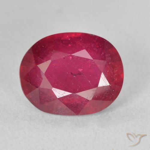 3.60ct طبيعي أحمر المربى ياقوت, بيضوي, VS-SI