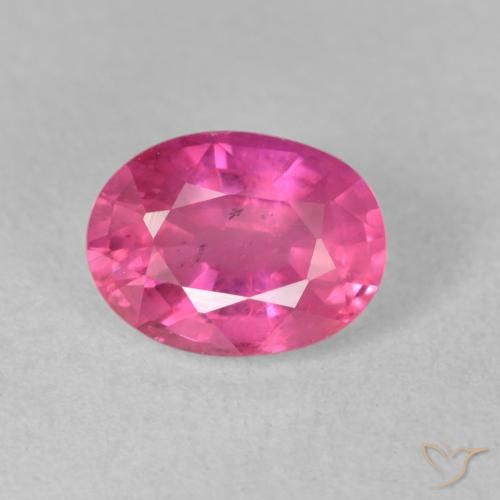 1.97ct طبيعي ماجنتى غامق ياقوت, بيضوي, VS-SI
