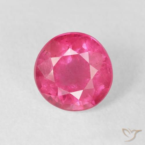 1.92ct طبيعي أحمر وردى ياقوت, دائري, VS-SI