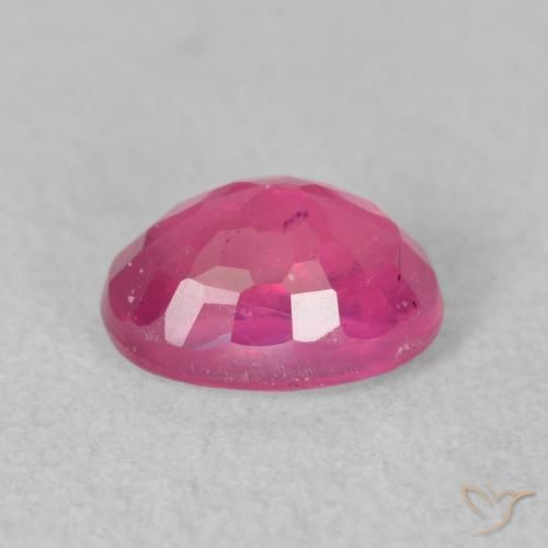 ياقوت Medium Dark-Pink طبيعي، بيضوي، 2.20 قيراط، VS-SI