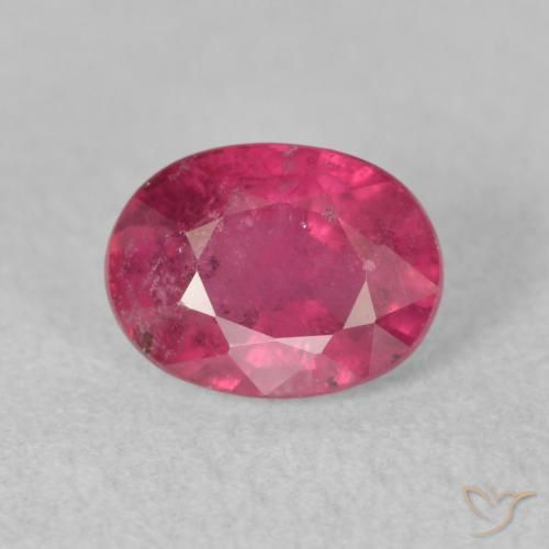 2.05ct طبيعي أحمر وردى ياقوت, بيضوي, VS-SI