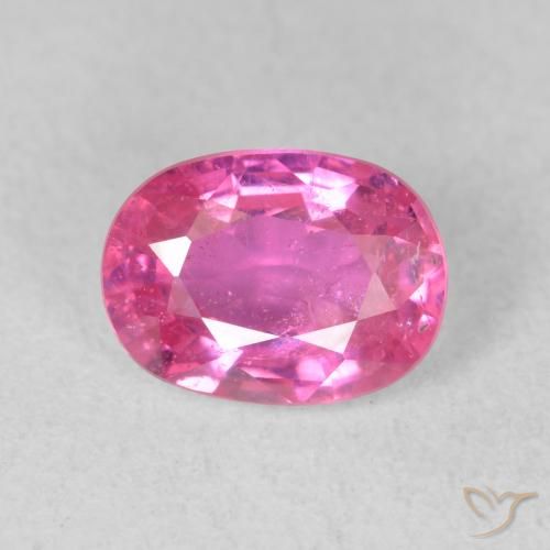 1.88ct طبيعي Medium Dark-Pink ياقوت, بيضوي, VS-SI