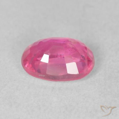 ياقوت Medium Dark-Pink طبيعي، بيضوي، 1.88 قيراط، VS-SI