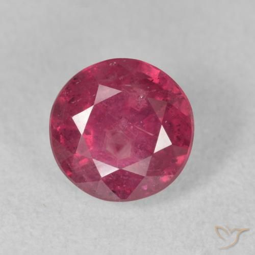 1.99ct طبيعي اوردي امحمر ياقوت, دائري, VS-SI
