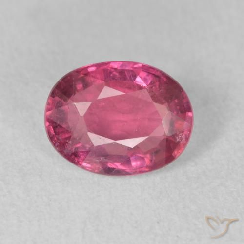 1.59ct طبيعي اوردي امحمر ياقوت, بيضوي, VS-SI
