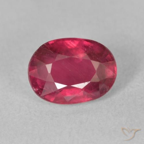 2.01ct طبيعي Medium Dark-Red ياقوت, بيضوي, VS-SI
