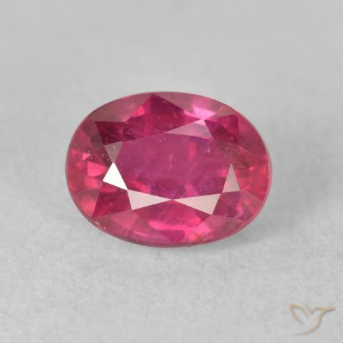 2.33ct طبيعي أحمر متوسط ياقوت, بيضوي, VS-SI