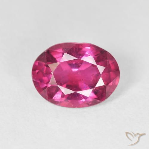 2.17ct طبيعي وردي فاقع ياقوت, بيضوي, قليلا جدا