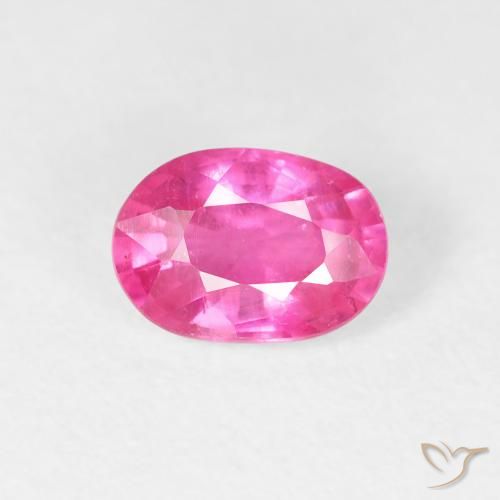 1.20ct طبيعي ماجنتى غامق ياقوت, بيضوي, قليلا جدا