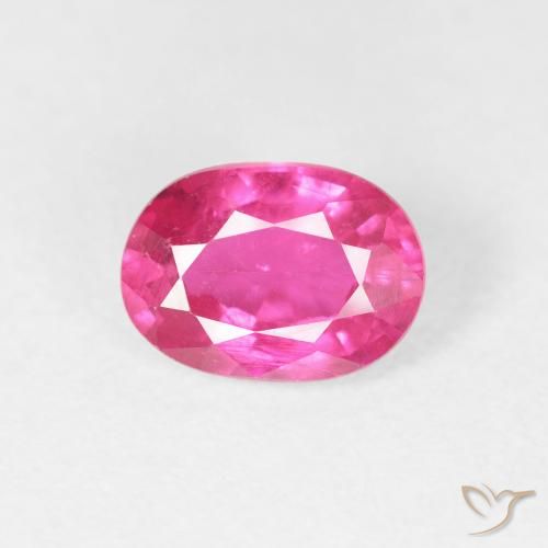 1.19ct طبيعي وردي فاقع ياقوت, بيضوي, قليلا جدا