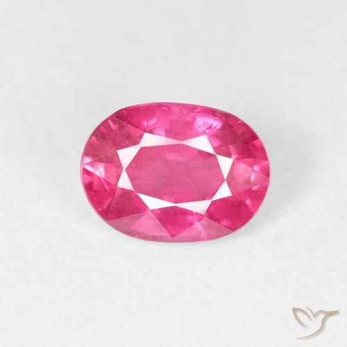 1.15ct طبيعي ماجنتى غامق ياقوت, بيضوي, قليلا جدا