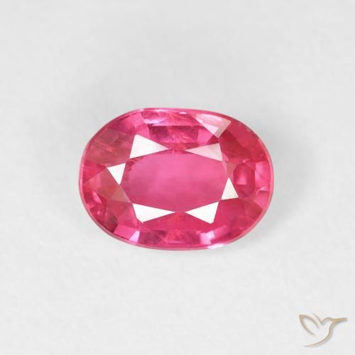 1.20ct طبيعي ماجنتى غامق ياقوت, بيضوي, قليلا جدا