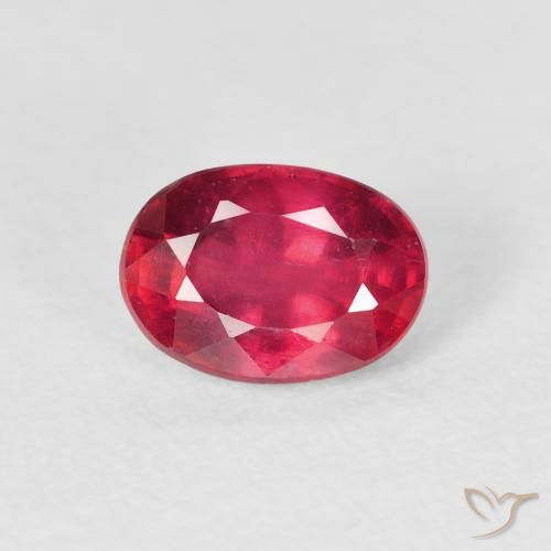 1.83ct طبيعي أحمر المربى ياقوت, بيضوي, قليلا جدا