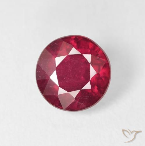 2.51ct طبيعي أحمر دموى ياقوت, دائري, VS-SI