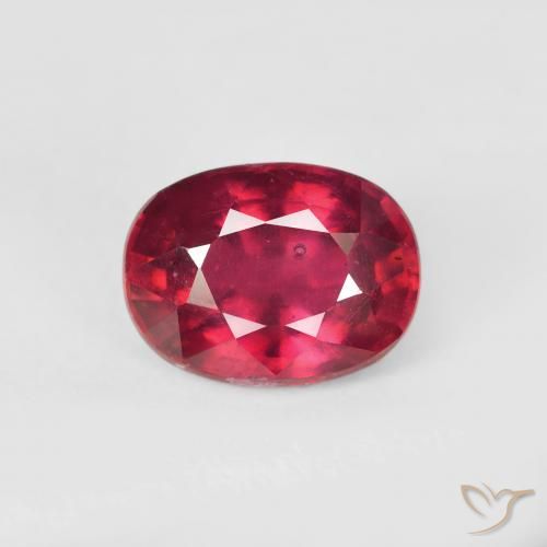 2.23ct طبيعي أحمر دموى ياقوت, بيضوي, VS-SI