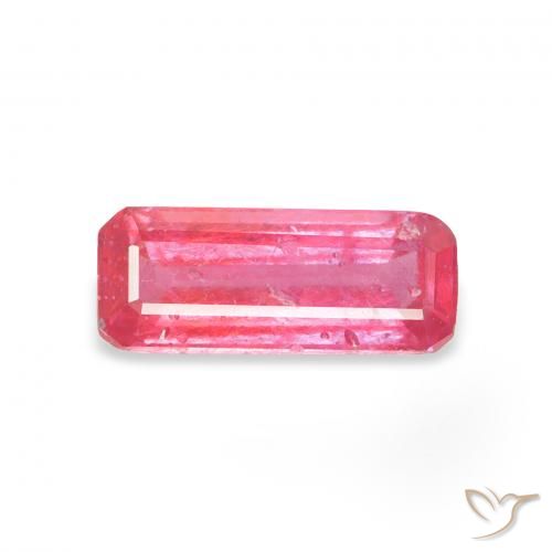 1.20ct طبيعي وردى كثيف ياقوت, قص الزمرد, VS-SI