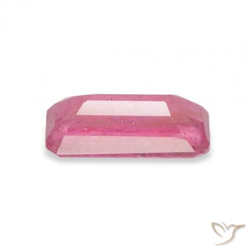 ياقوت Medium Dark-Pink طبيعي، ثمانى / قصة زمرد، 1.92 قيراط، SI