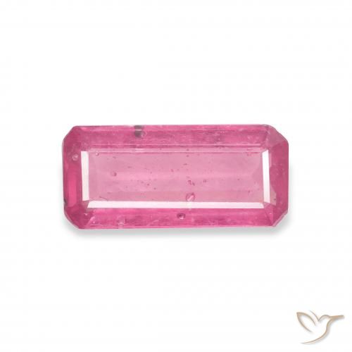 1.93ct طبيعي Medium Dark-Pink ياقوت, قص الزمرد, VS-SI