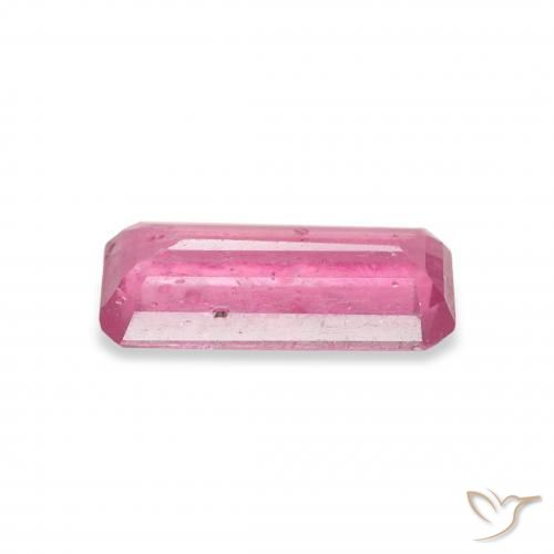 ياقوت Medium Dark-Pink طبيعي، ثمانى / قصة زمرد، 1.93 قيراط، VS-SI
