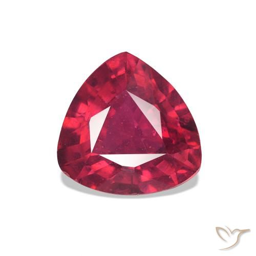 1.48ct Medium Dark-Red ياقوت, مثلثى, قليلا جدا