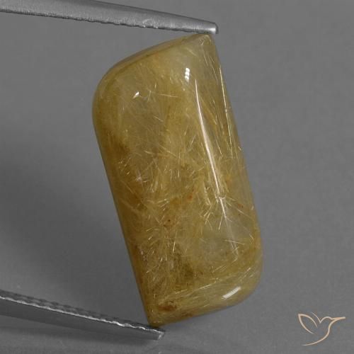 9.81ct طبيعي أصفر ديجون كوارتز روتيل, فانسى, غير شفاف, Photo A