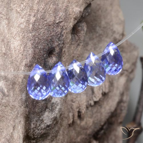 2.29ctw طبيعي Intense Blue  زفير, بريوليت, VVS-VS