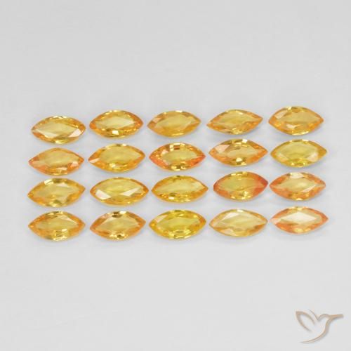 2.95ctw طبيعي برتقالى مشمشى زفير, ماركيز, VVS-VS