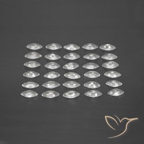 أحجار زفير أبيض شفاف طبيعية، ماركيز، VVS-VS، وزنها 5.08 قيراط