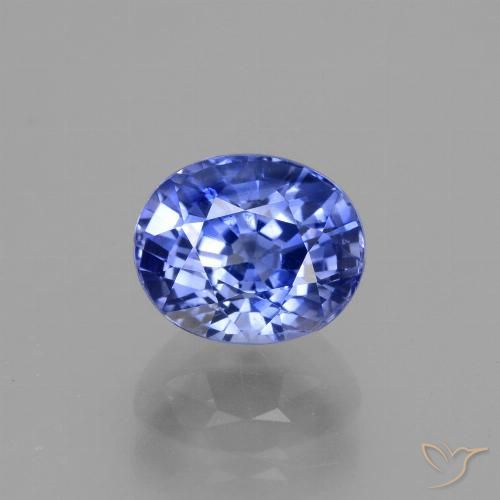 2.71ct طبيعي أزرق وردة الذرة فاتح زفير, بيضوي, قليلا جدا