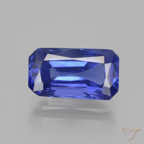 3.76ct طبيعي أزرق بنفسجى غامق زفير, ثمانى / قصة زمرد, قليلا جدا, Photo A