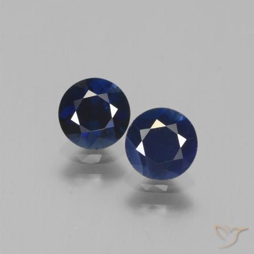 1.31ctw طبيعي أزرق بحرى زفير, دائري, قليلا جدا