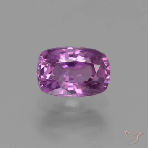 1.59ct طبيعي أرجوانى متوسط زفير, وسادة, قليلا جدا