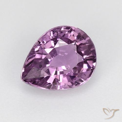1.26ct طبيعي موف كثيف زفير, شكل الكمثرى, قليلا جدا